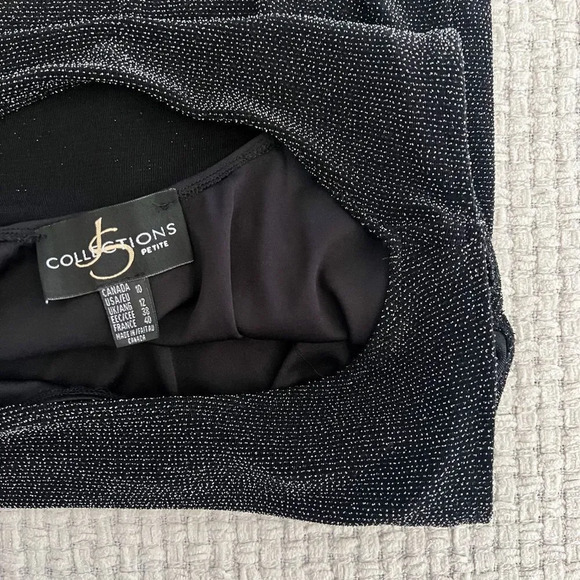 vintage Sparkly High Neck Sleeveless Blouse - Picture 5 of 5